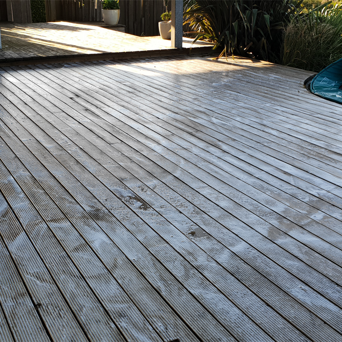 Oleoclear applied to Decking