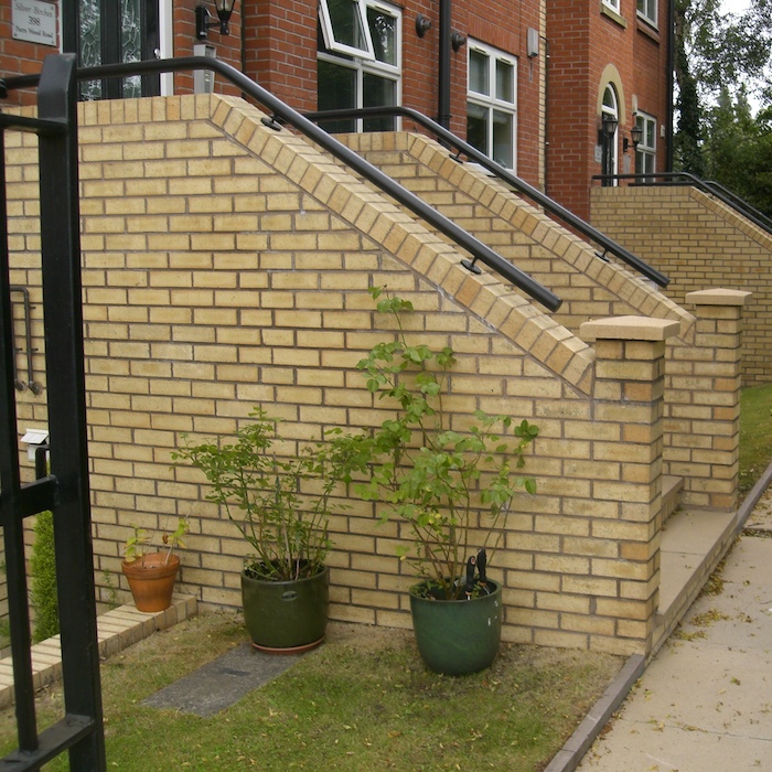 Cleaned Exterior Wall Surface After Applying ACP biocide
